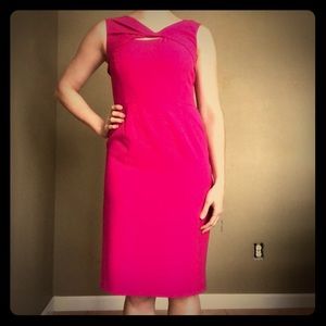 Jones New York twist front sheath dress